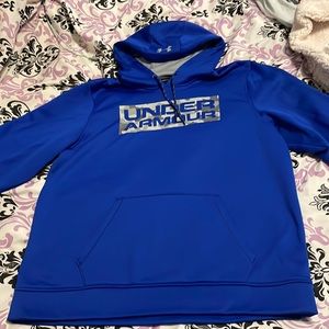 UA Under Armour hoodie XL Blue Super Soft Cold Gear